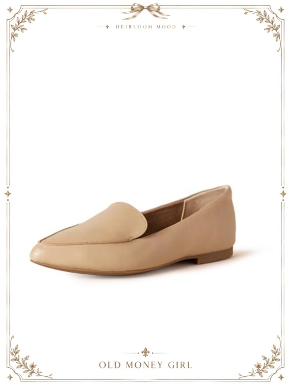 Loafer Flat Faux Leather Memory Foam Comfort Slip-On Casual Shoe